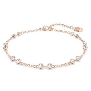 Swarovski Remix Collection Rose Gold Crystal Strand Bracelet Adjustable - New